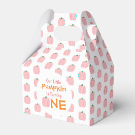 Little Pumpkin 1st Birthday Bedankdoosjes