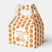 Little Pumpkin 1st Birthday Bedankdoosjes (Voorkant Zijde)