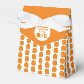 Little Pumpkin 1st Birthday Bedankdoosjes (Voorkant Zijde)