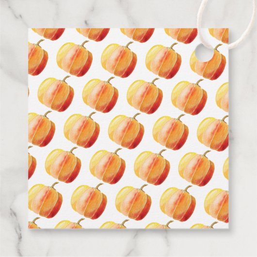 Little Pumpkin 1st Birthday Bedankjes Labels (Achterkant)