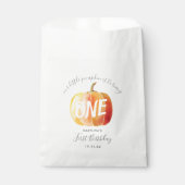 Little Pumpkin 1st Birthday Bedankzakje (Voorkant)