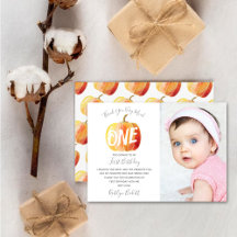 Little Pumpkin 1st Birthday Foto