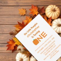 Little Pumpkin 1st Birthday