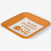 Little Pumpkin 1st Birthday Paper Bord (Gebogen)