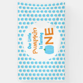 Little Pumpkin 1st Birthday Spandoek (Verticaal)