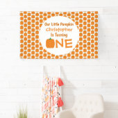 Little Pumpkin 1st Birthday Spandoek (Insitu)