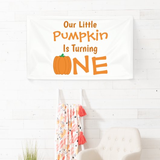 Little Pumpkin 1st Birthday Spandoek (Insitu)