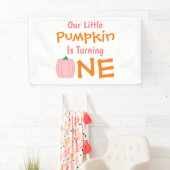 Little Pumpkin 1st Birthday Spandoek (Insitu)