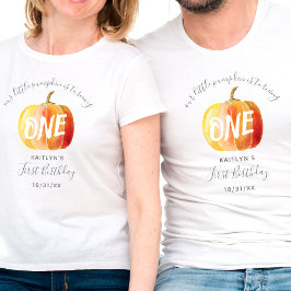 Little Pumpkin 1st Birthday T-shirt