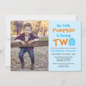Little Pumpkin 2e verjaardag Kaart (Voorkant)