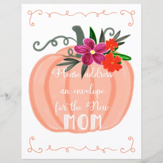 Little Pumpkin Adres en envelop (Voorkant)