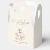 Little Pumpkin Autumn Baby shower Bedankdoosjes (Geopend)