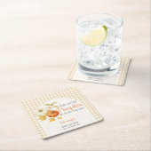 Little Pumpkin Autumn Baby shower Kartonnen Onderzetters (Insitu)