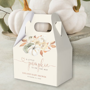 Little Pumpkin Autumn Floral Baby shower Bedankdoosjes