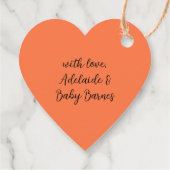 Little Pumpkin Autumn Harvest Herfst Baby shower Bedankjes Labels (Achterkant)