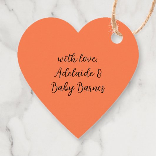 Little Pumpkin Autumn Harvest Herfst Baby shower Bedankjes Labels (Achterkant)