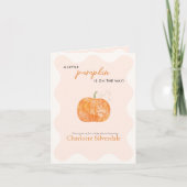 Little Pumpkin Autumn Herfst Baby shower (Voorkant)