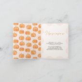 Little Pumpkin Autumn Herfst Baby shower (Binnen)