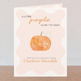 Little Pumpkin Autumn Herfst Baby shower