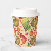 Little Pumpkin Autumn Herfst Baby shower Papieren Bekers (Links)