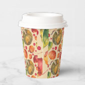 Little Pumpkin Autumn Herfst Baby shower Papieren Bekers (Rechts)