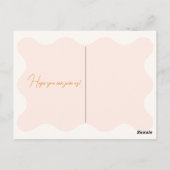 Little Pumpkin Autumn Herfst Baby shower Uitnodigi Briefkaart (Achterkant)