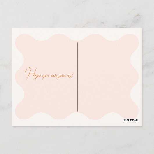 Little Pumpkin Autumn Herfst Baby shower Uitnodigi Briefkaart (Achterkant)