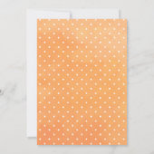 Little Pumpkin Autumn Herfst Neutral Baby shower Kaart (Achterkant)