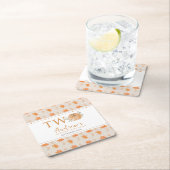 Little Pumpkin Autumn Leaf Herfst 2e verjaardag Kartonnen Onderzetters (Insitu)