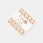 Little Pumpkin Autumn Leaf Herfst 2e verjaardag Servet (Hoek)