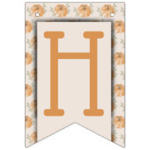 Little Pumpkin Autumn Leaf Herfst Eerste 1e verjaa Vlaggetjes (Tweede vlag)