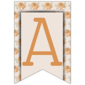 Little Pumpkin Autumn Leaf Herfst Eerste 1e verjaa Vlaggetjes (Derde vlag)