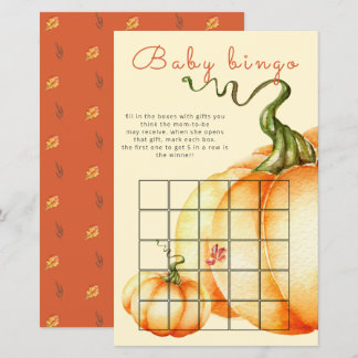 Little Pumpkin baby bingo