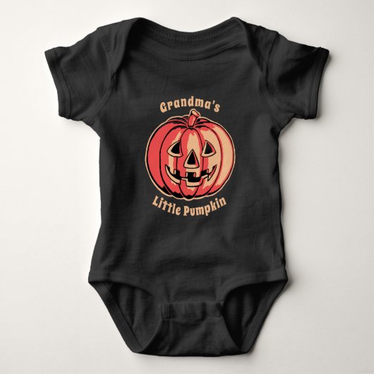 Little Pumpkin Baby Bodysuit (Voorkant)
