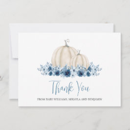 Little Pumpkin Baby Boy Baby shower Dank u