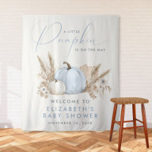Little Pumpkin Baby Boy Shower Welkom