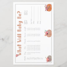 Little Pumpkin Baby Predictor