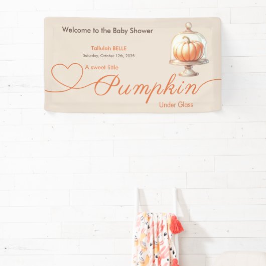 Little Pumpkin Baby Shower – Autumn Elegance Spandoek (Insitu)