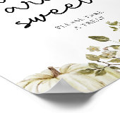 Little Pumpkin Baby shower Baby's zijn lief Poster (Hoek)