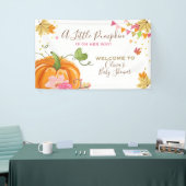 Little Pumpkin Baby shower Banner Herfst Autumn Gi (Beurs)