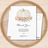 Little Pumpkin Baby shower Bedankt Briefkaart