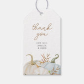 Little Pumpkin Baby shower Bedankt Cadeau Labels Cadeaulabel (Voorkant)