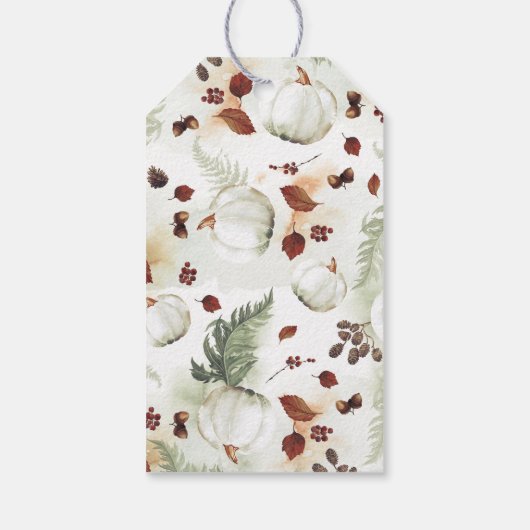 Little Pumpkin Baby shower Bedankt Cadeaulabel (Achterkant)