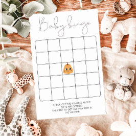 Little Pumpkin Baby shower Bingo spel