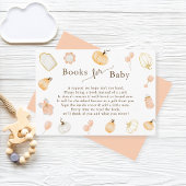 Little Pumpkin Baby shower Books for Baby Informatiekaartje