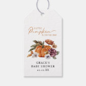 Little Pumpkin Baby Shower Cadeaulabel (Voorkant)
