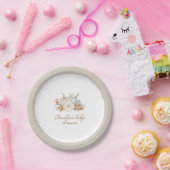 Little Pumpkin Baby shower Custom Papieren Bordje (Feest)