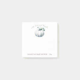 Little Pumpkin Baby shower Favor Post-it® Notes