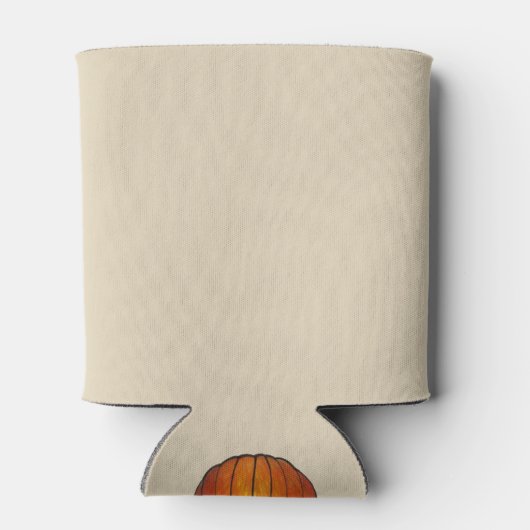 Little Pumpkin Baby shower Favor Sinaasappel Oktob Blikjeskoeler (Achterkant)