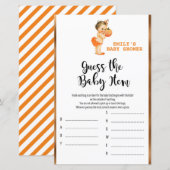Little Pumpkin Baby shower Game PRINED (Voorkant / Achterkant)